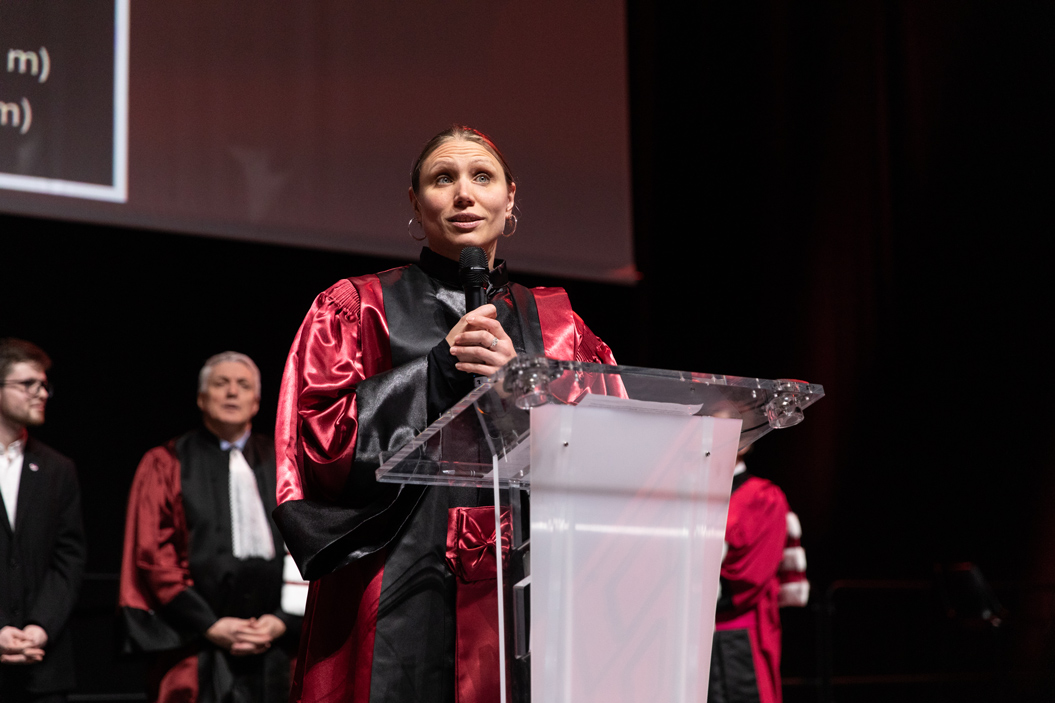 Gaëlle Giesen, marraine de cérémonie