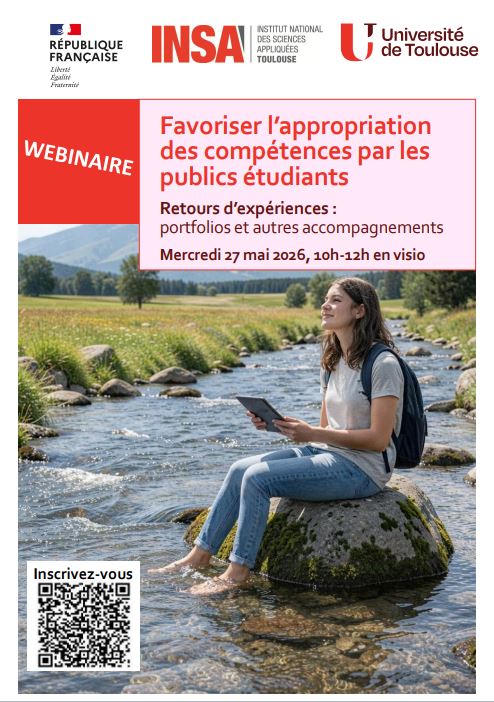 Affiche webinaire Appropriation Compétences