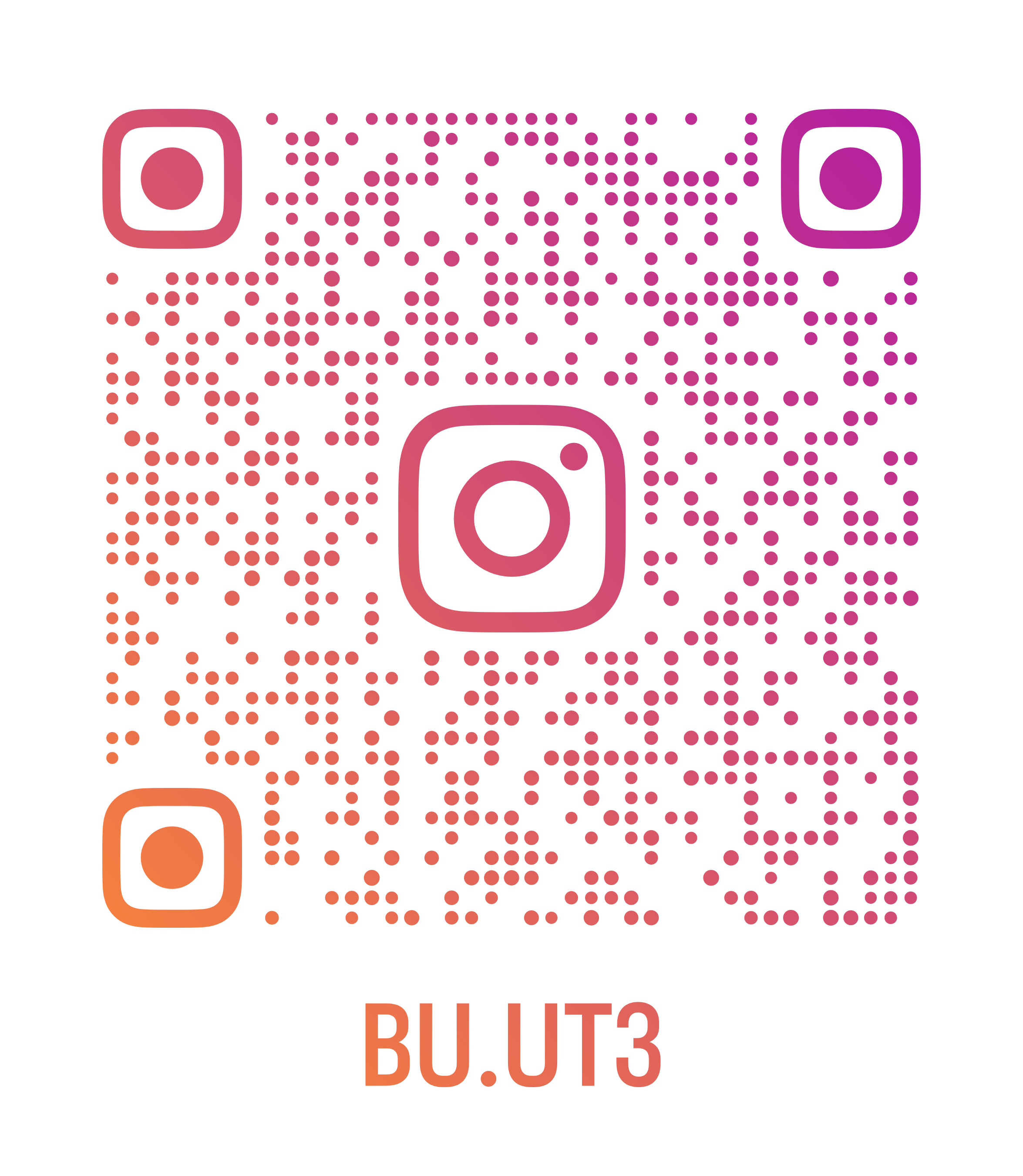 QR Code Instagram bu.ut3