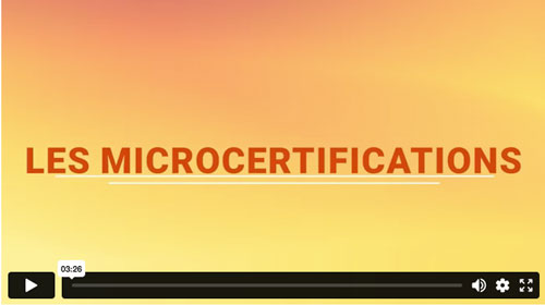 Les microcertifications : lire la vidéo