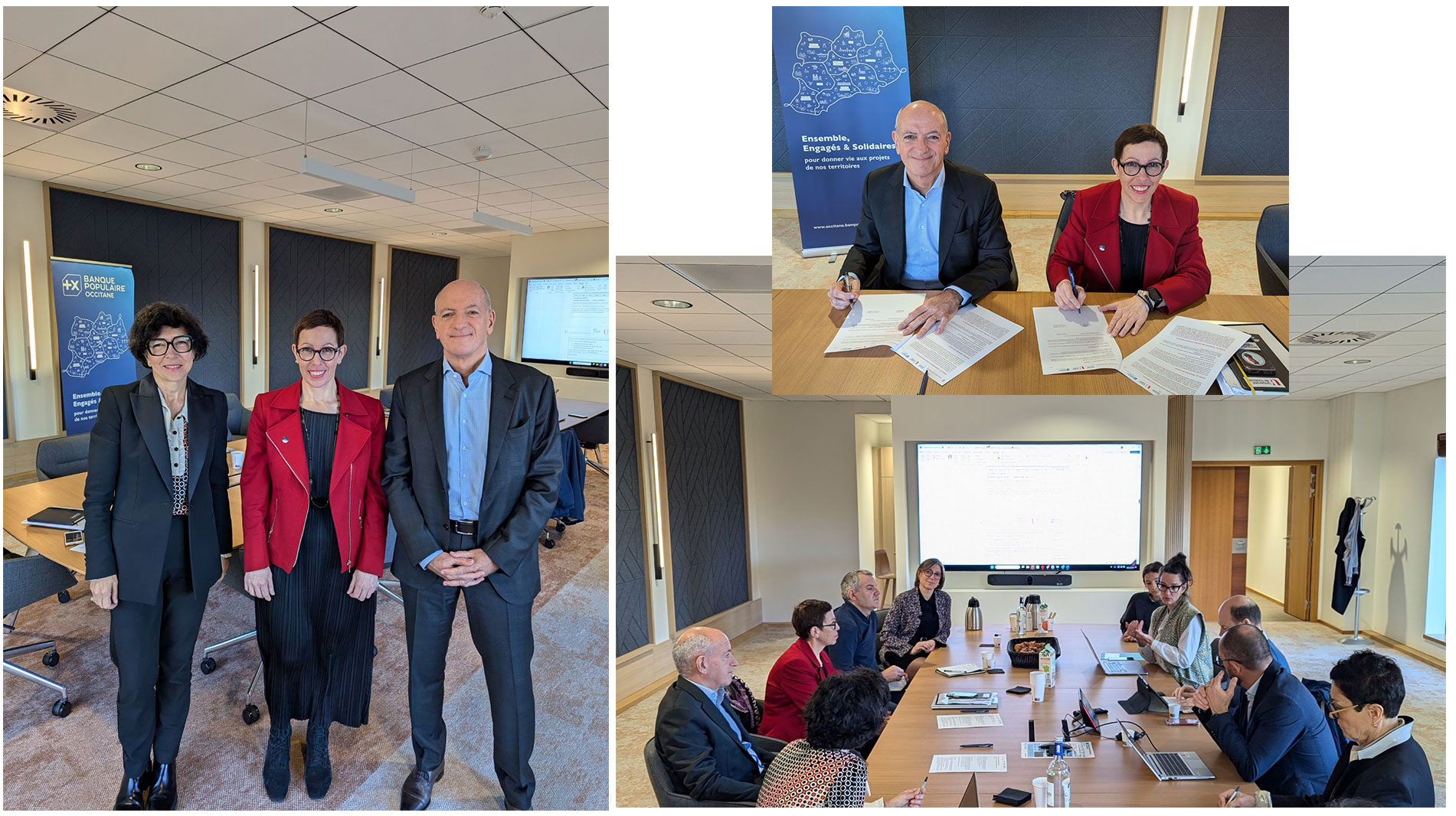 Photos signature de la convention BPOC